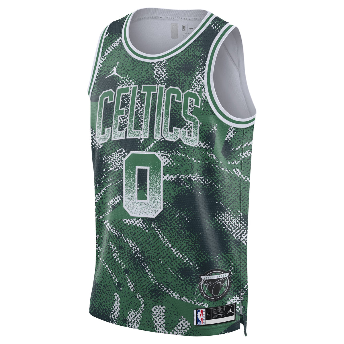 Unisex Boston Celtics Jayson Tatum Nike Green 2025 Select Series Swingman Player Jersey product image 3, provided for visual