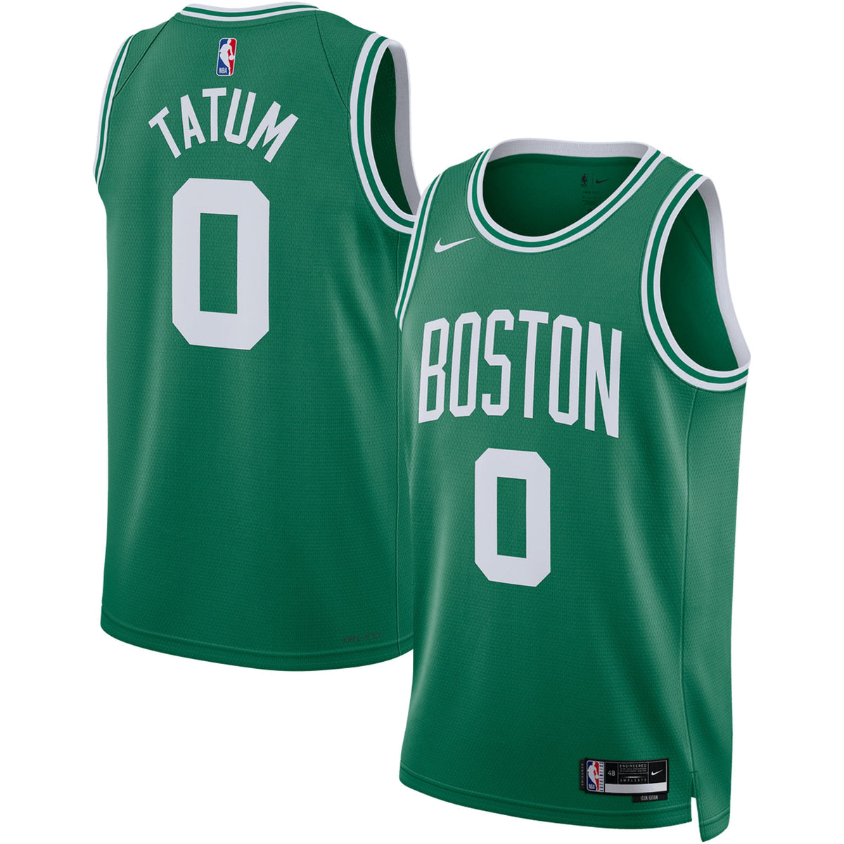 Unisex Boston Celtics Jayson Tatum Nike Kelly Green Swingman Jersey - Icon Edition product image 2, provided for visual