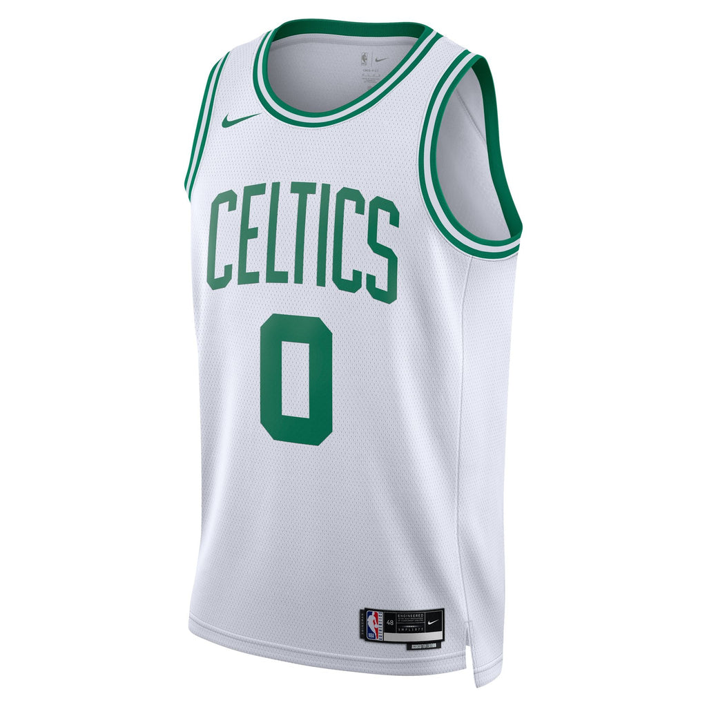 Unisex Boston Celtics Jayson Tatum Nike White Swingman Jersey - Association Edition product image 3, provided for visual