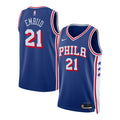 Unisex Philadelphia 76ers Joel Embiid Nike Royal Swingman Jersey - Icon Edition product image 1, provided for visual
