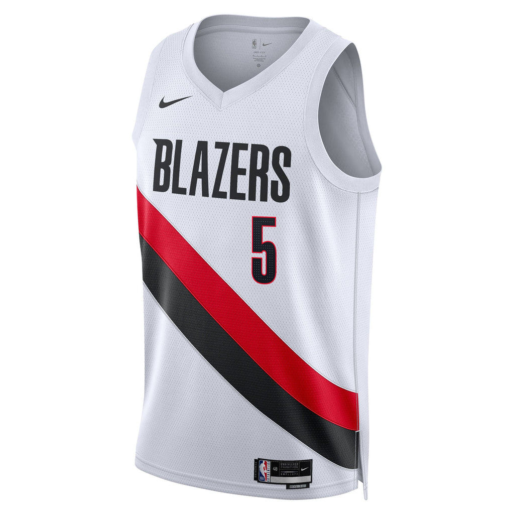 Unisex Portland Trail Blazers Jrue Holiday Nike White Swingman Jersey - Association Edition product image 3, provided for