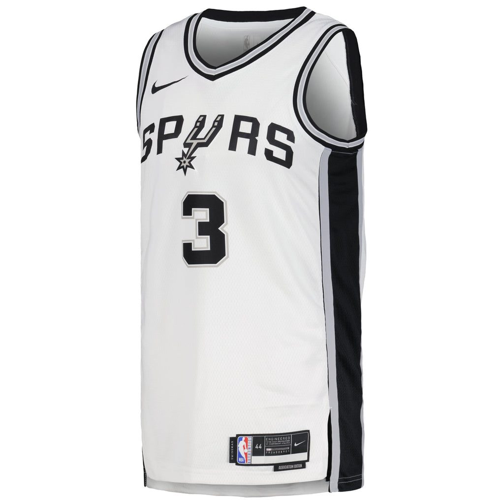 Unisex San Antonio Spurs Keldon Johnson Nike White Swingman Jersey - Association Edition product image 3, provided for