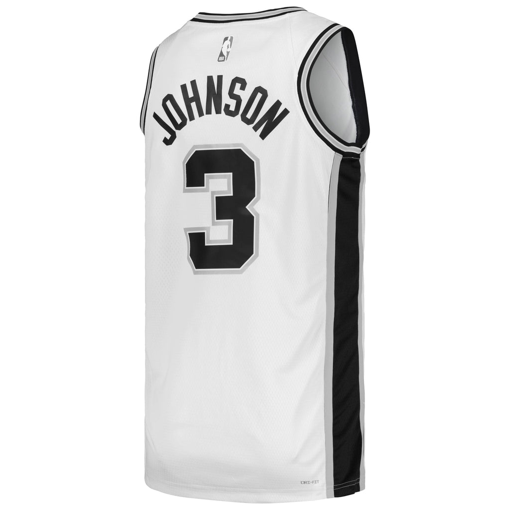 Unisex San Antonio Spurs Keldon Johnson Nike White Swingman Jersey - Association Edition product image 4, provided for