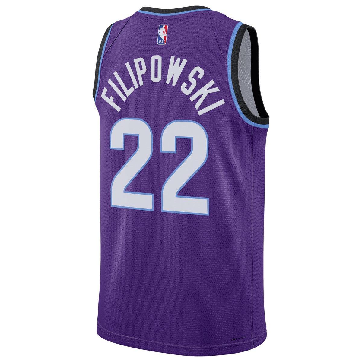 Unisex Utah Jazz Kyle Filipowski Nike Purple Swingman Jersey - Icon Edition product image 4, provided for visual reference
