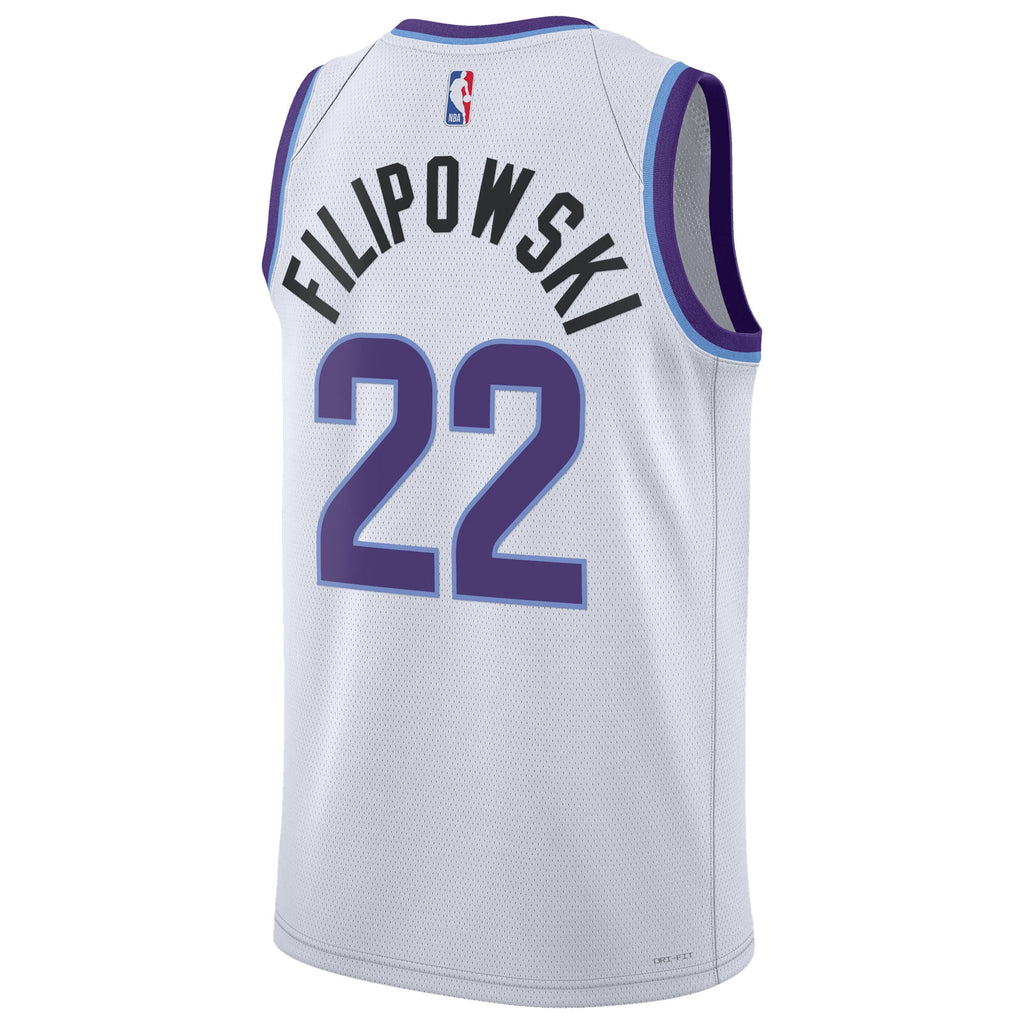 Unisex Utah Jazz Kyle Filipowski Nike White Swingman Jersey - Association Edition product image 4, provided for visual