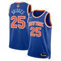 Unisex New York Knicks Mikal Bridges Nike Blue 2026 NBA Finals Patch Swingman Jersey - Icon Edition product image 1,