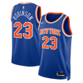 Unisex New York Knicks Mitchell Robinson Nike Blue Swingman Jersey - Icon Edition product image 1, provided for visual