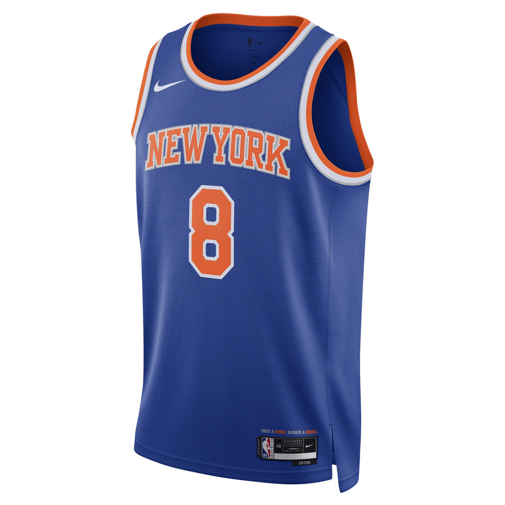 Unisex New York Knicks OG Anunoby Nike Blue Swingman Jersey - Icon Edition product image 3, provided for visual reference