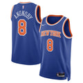 Unisex New York Knicks OG Anunoby Nike Blue Swingman Jersey - Icon Edition product image 1, provided for visual reference