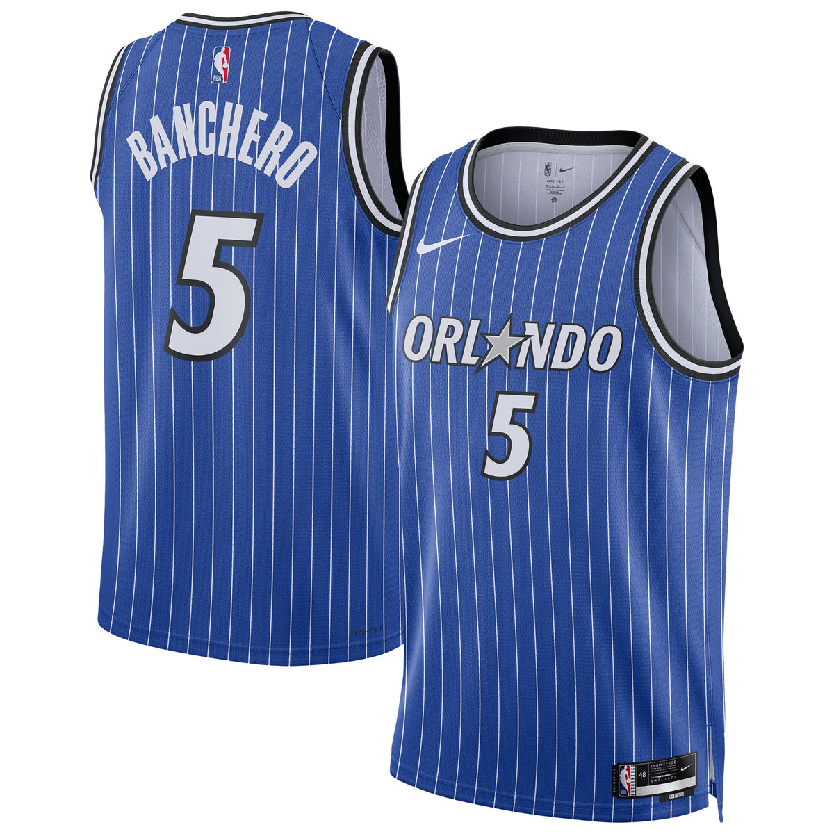Unisex Orlando Magic Paolo Banchero Nike Blue Swingman Player Jersey - Icon Edition product image 2, provided for visual