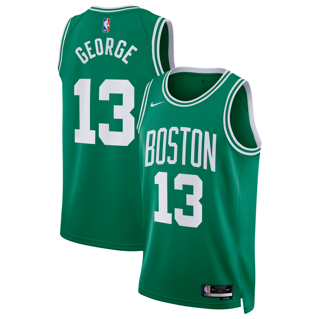 Unisex Boston Celtics Paul George Nike Kelly Green Swingman Jersey - Icon Edition product image 2, provided for visual