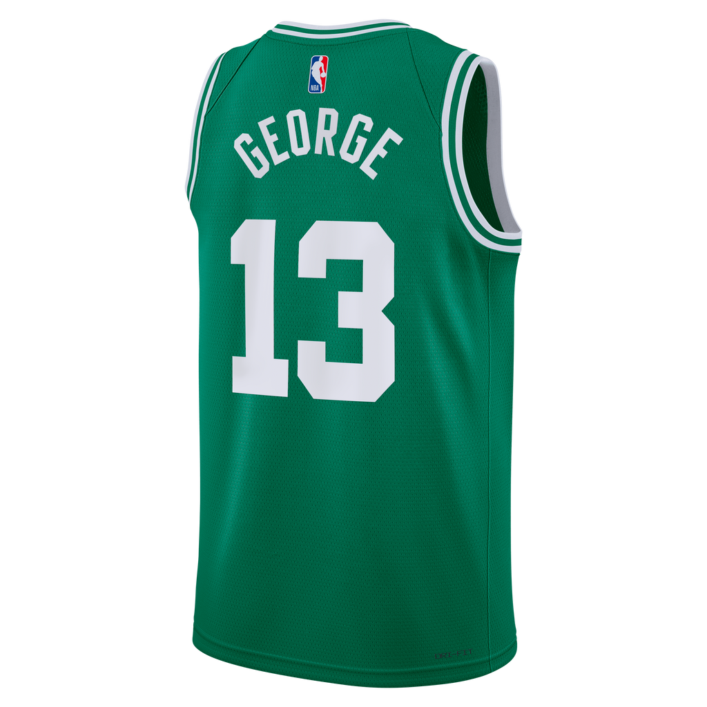 Unisex Boston Celtics Paul George Nike Kelly Green Swingman Jersey - Icon Edition product image 4, provided for visual