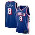 Unisex Philadelphia 76ers Paul George Nike Royal 2024 Offseason Addition Nike Swingman Jersey product image 1, provided for