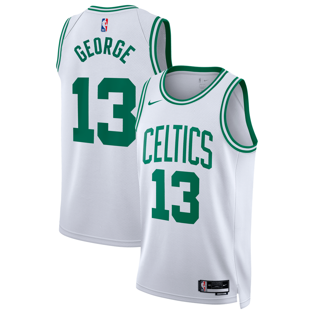 Unisex Boston Celtics Paul George Nike White Swingman Jersey - Association Edition product image 2, provided for visual