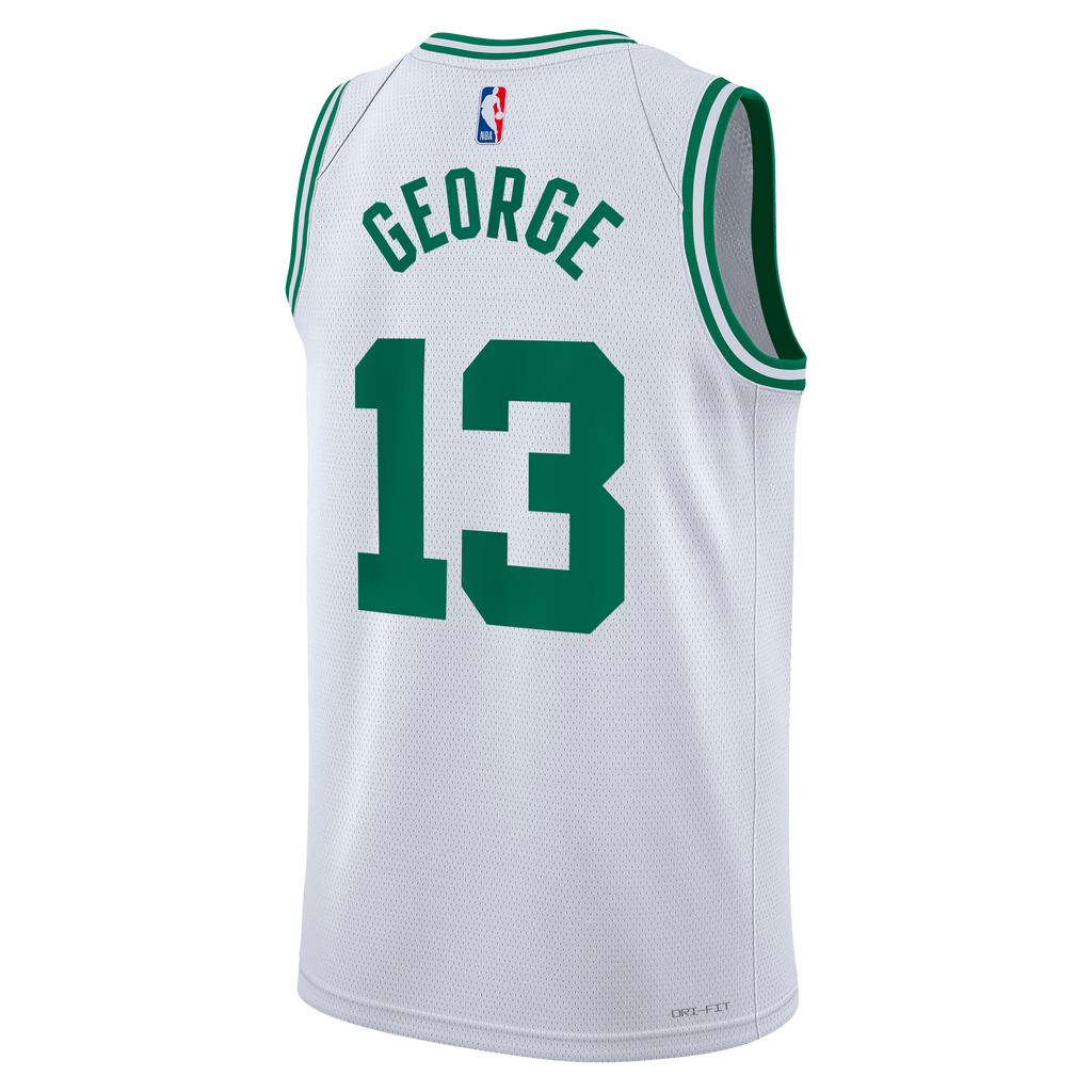 Unisex Boston Celtics Paul George Nike White Swingman Jersey - Association Edition product image 4, provided for visual