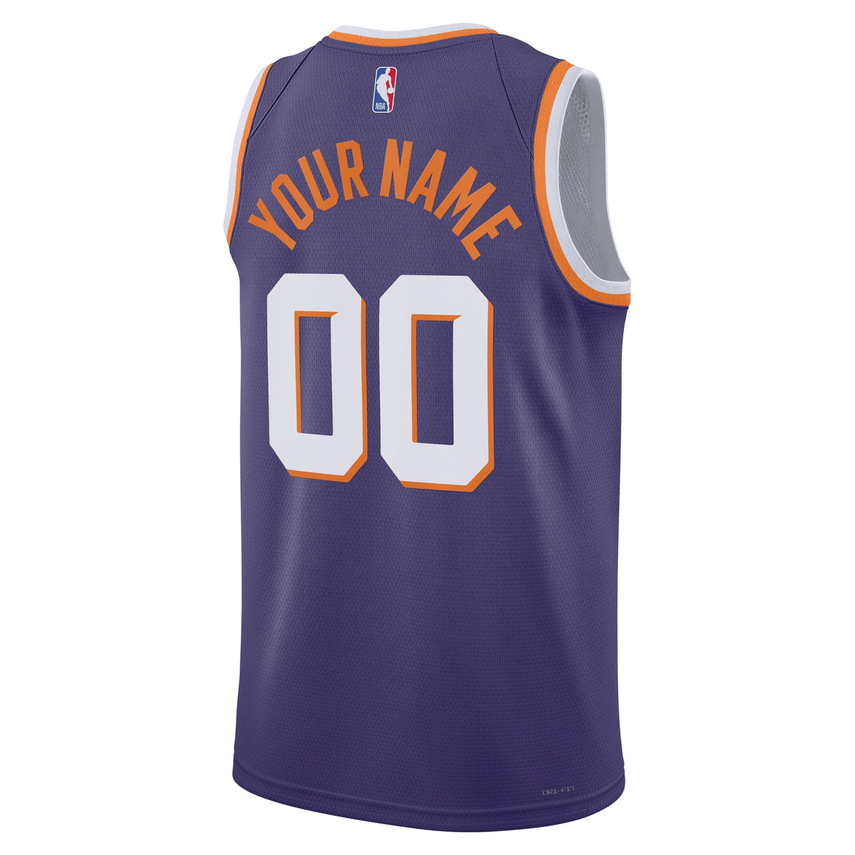 Unisex Phoenix Suns Nike Purple Swingman Custom Jersey - Icon Edition product image 4, provided for visual reference and