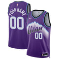 Unisex Utah Jazz Nike Purple Swingman Custom Jersey - Icon Edition product image 1, provided for visual reference and