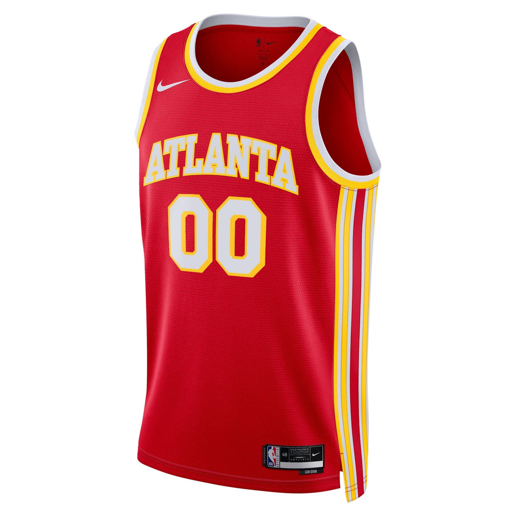 Unisex Atlanta Hawks Nike Red Swingman Custom Jersey - Icon Edition product image 3, provided for visual reference and