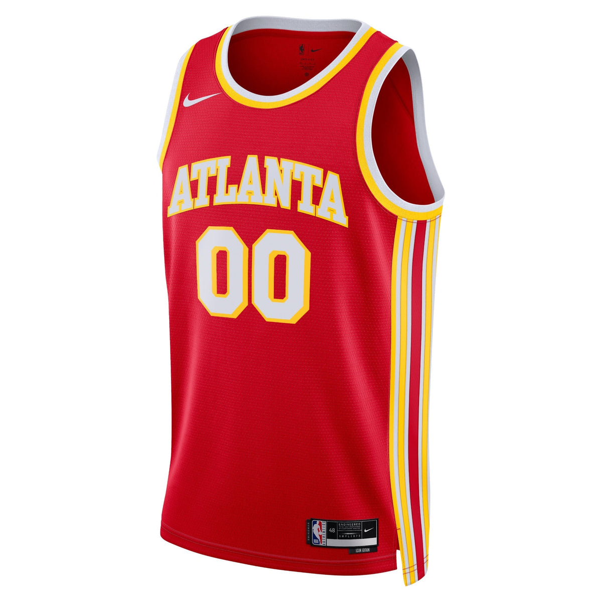 Unisex Atlanta Hawks Nike Red Swingman Custom Jersey - Icon Edition product image 3, provided for visual reference and