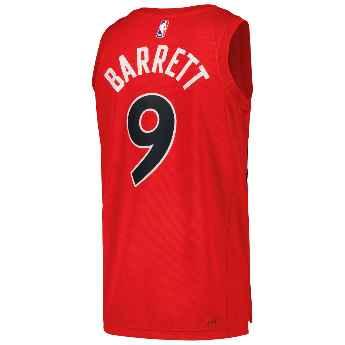 Unisex Toronto Raptors RJ Barrett Nike Red Swingman Player Jersey - Icon Edition product image 4, provided for visual