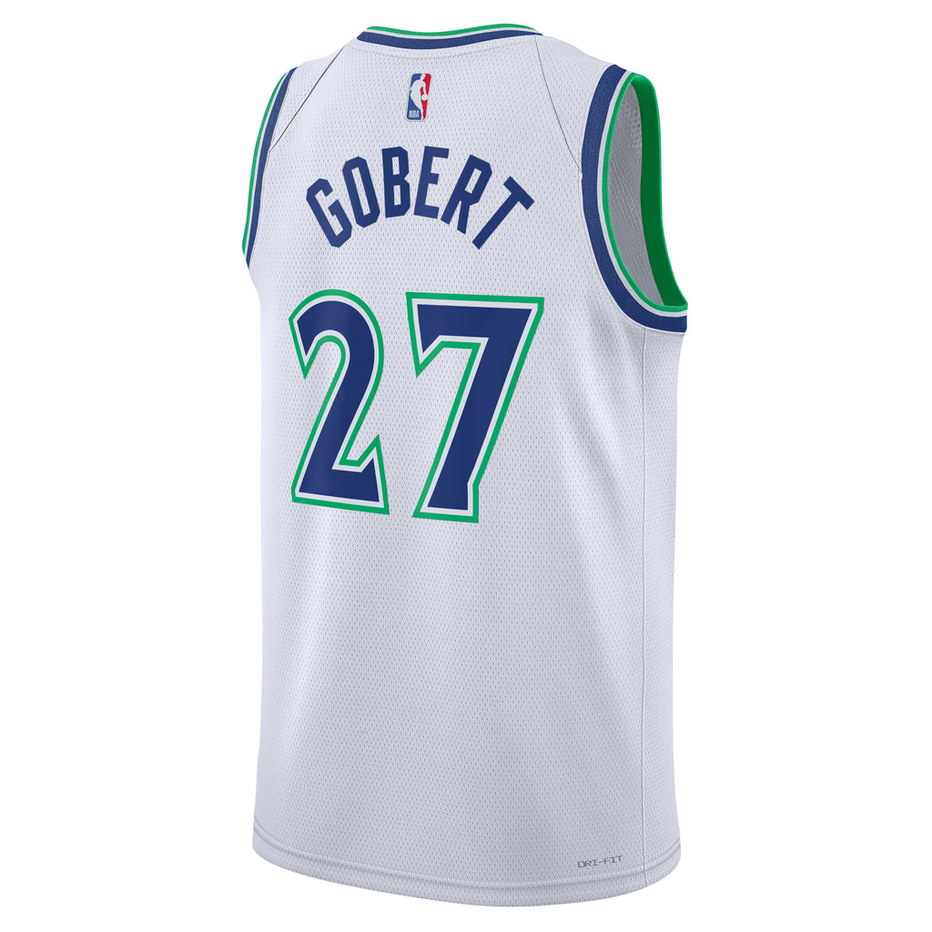 Unisex Minnesota Timberwolves Rudy Gobert Nike White Swingman Jersey - Association Edition product image 4, provided for