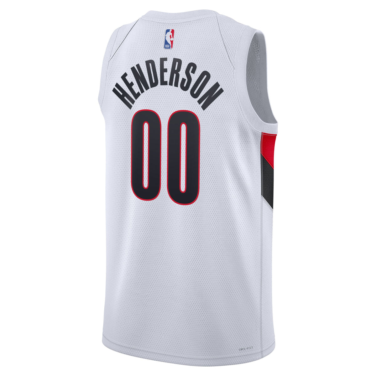 Unisex Portland Trail Blazers Scoot Henderson Nike White Swingman Jersey - Association Edition product image 4, provided for