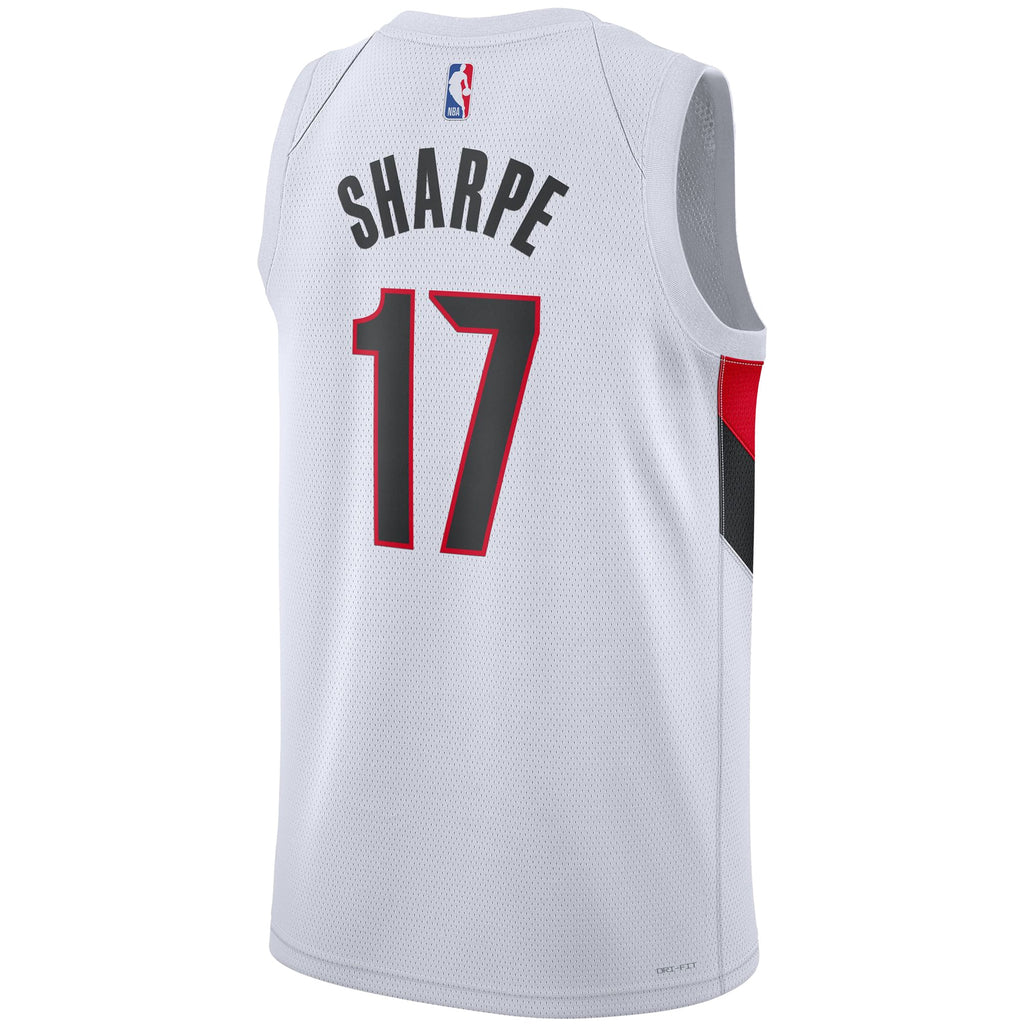Unisex Portland Trail Blazers Shaedon Sharpe Nike White Swingman Player Jersey - Association Edition product image 4,