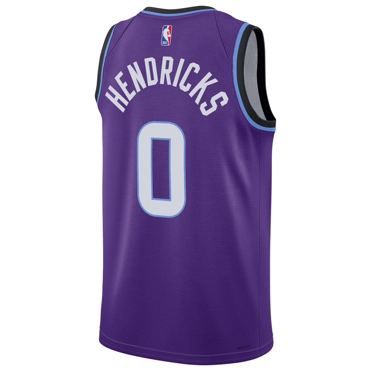 Unisex Utah Jazz Taylor Hendricks Nike Purple Swingman Jersey - Icon Edition product image 4, provided for visual reference