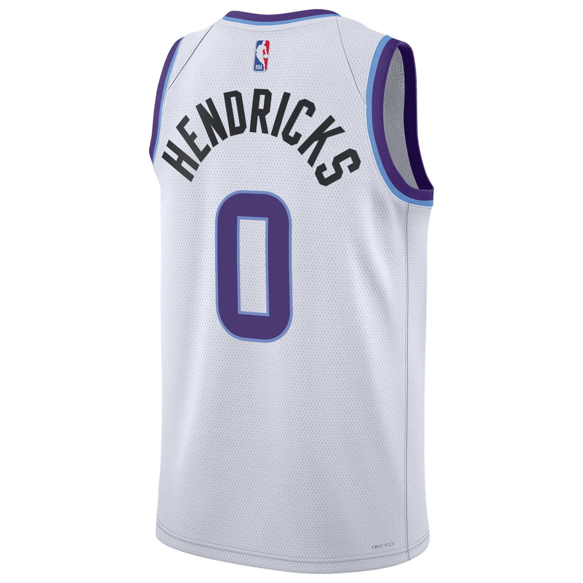 Unisex Utah Jazz Taylor Hendricks Nike White Swingman Jersey - Association Edition product image 4, provided for visual