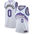 Unisex Utah Jazz Taylor Hendricks Nike White Swingman Jersey - Association Edition product image 1, provided for visual