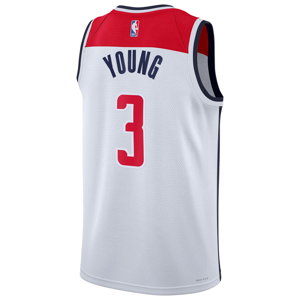 Unisex Washington Wizards Trae Young Nike White Swingman Jersey - Association Edition product image 4, provided for visual