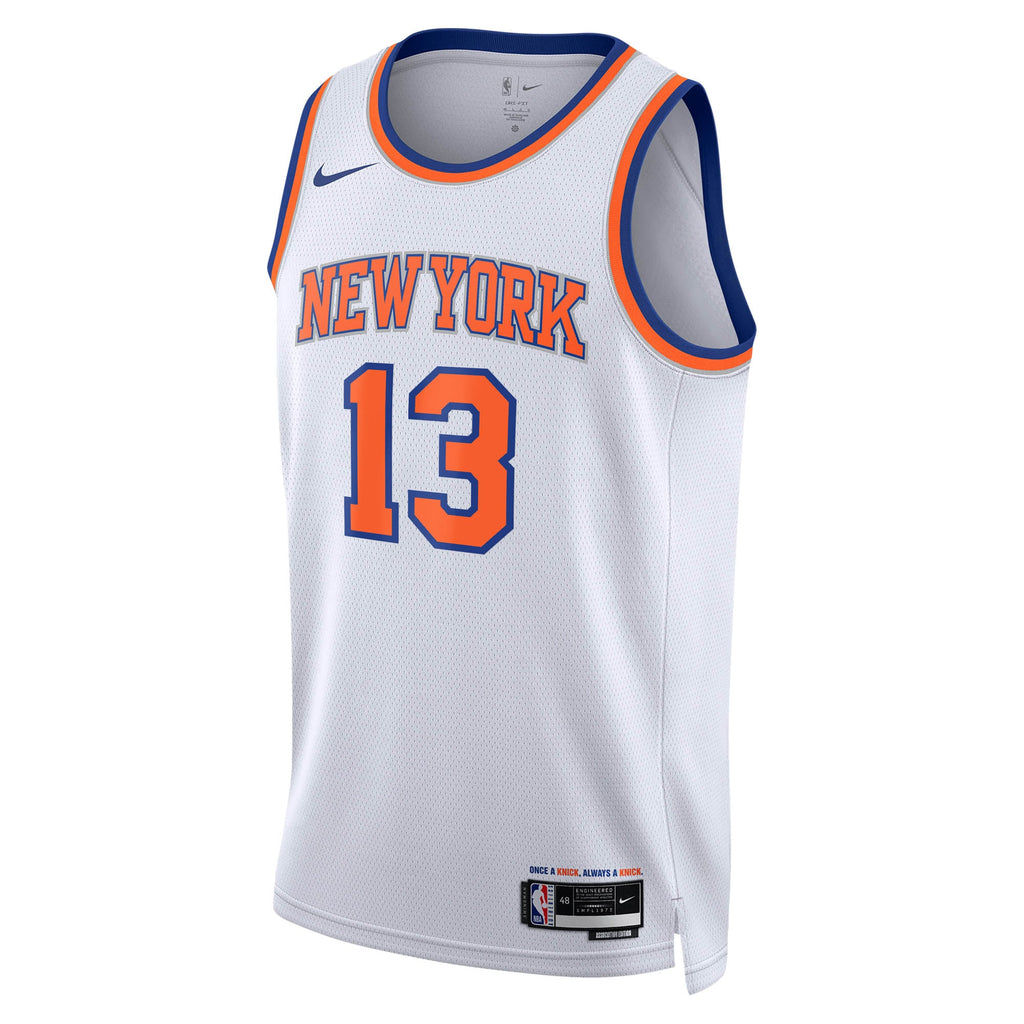 Unisex New York Knicks Tyler Kolek Nike White Swingman Jersey - Association Edition product image 3, provided for visual