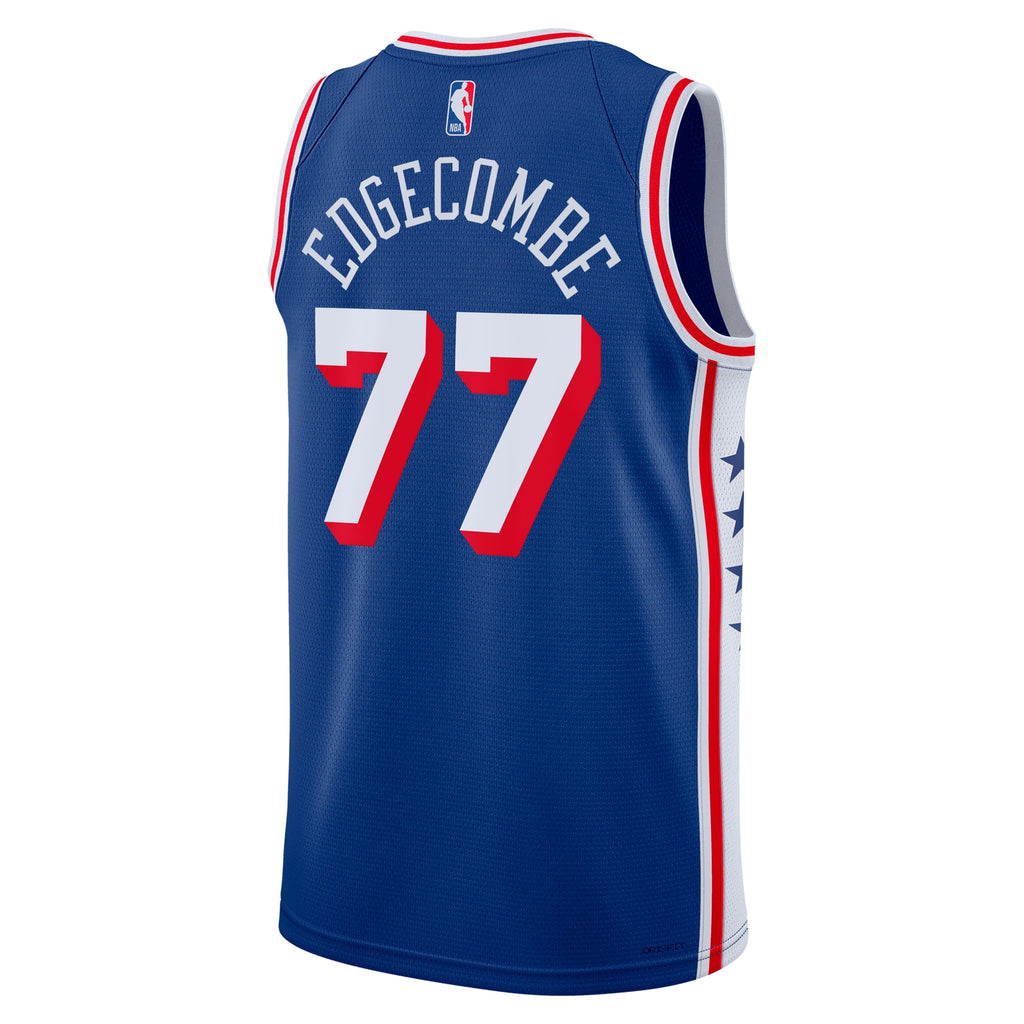 Unisex Philadelphia 76ers V. J. Edgecombe Nike Royal 2025 NBA Draft First Round Pick Swingman Jersey - Icon Edition product