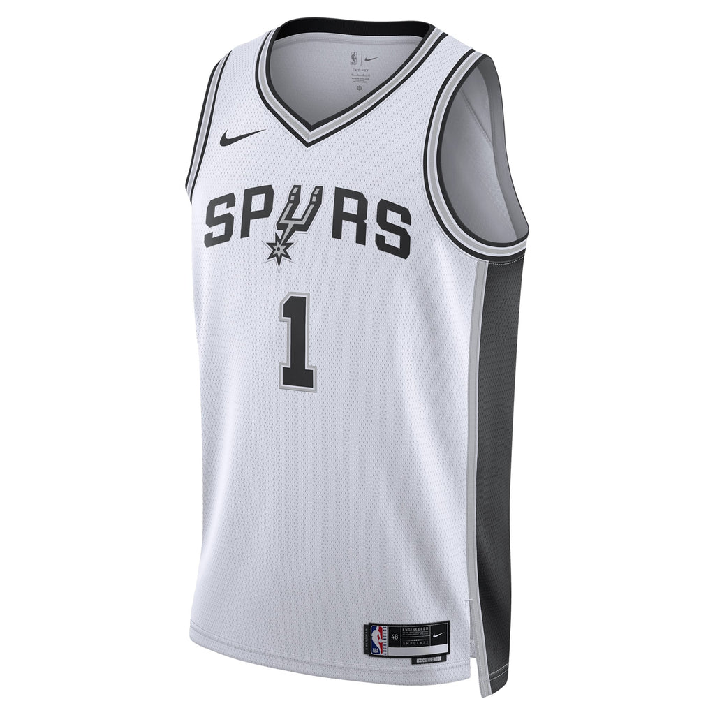 Unisex San Antonio Spurs Victor Wembanyama Nike White Swingman Jersey - Association Edition product image 3, provided for