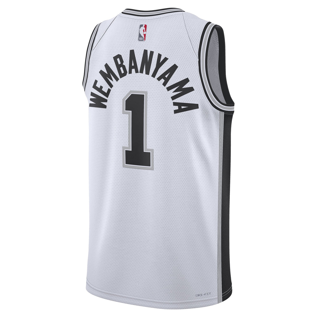 Unisex San Antonio Spurs Victor Wembanyama Nike White Swingman Jersey - Association Edition product image 4, provided for