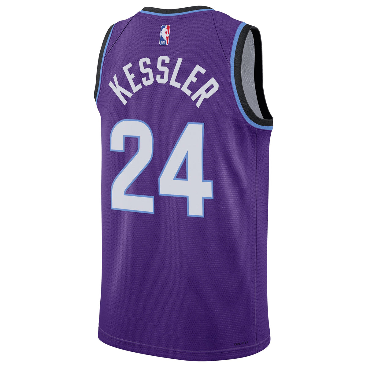 Unisex Utah Jazz Walker Kessler Nike Purple Swingman Jersey - Icon Edition product image 4, provided for visual reference