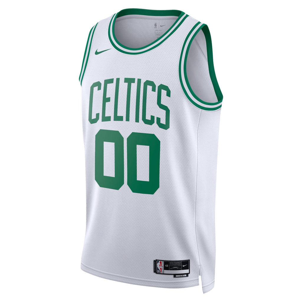 Unisex Boston Celtics Nike White Swingman Custom Jersey - Association Edition product image 3, provided for visual reference