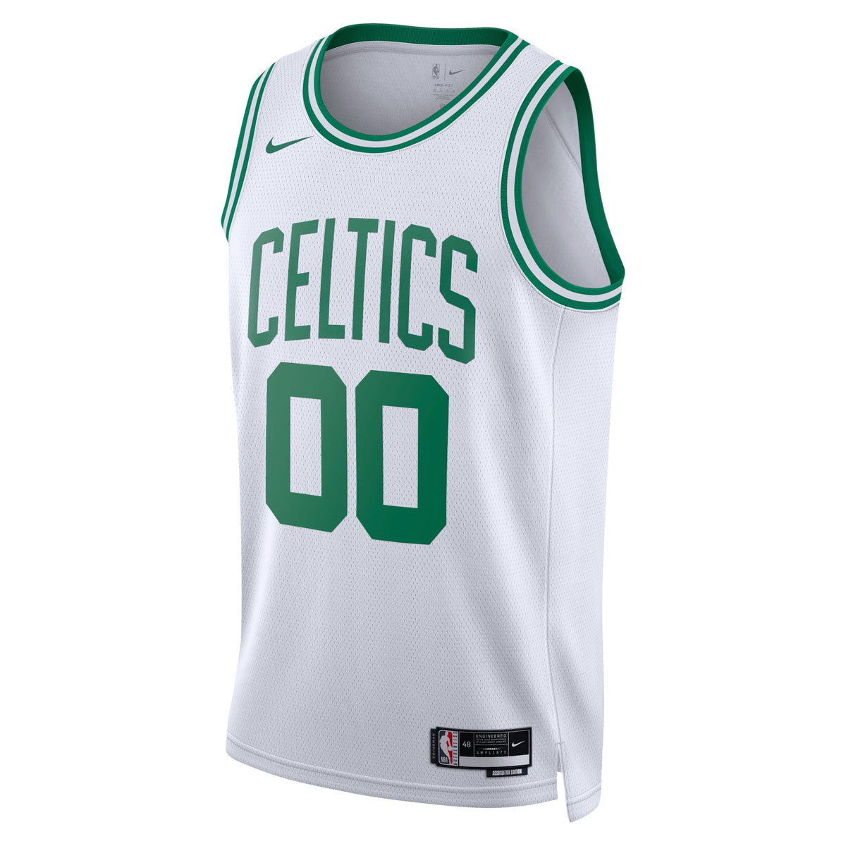 Unisex Boston Celtics Nike White Swingman Custom Jersey - Association Edition product image 3, provided for visual reference