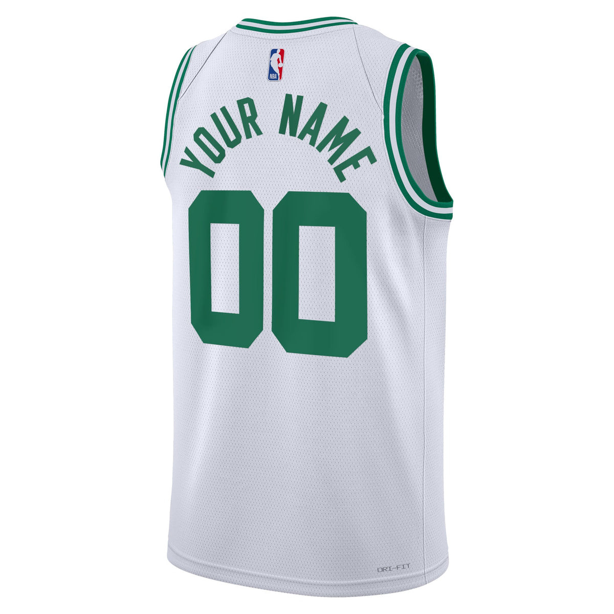 Unisex Boston Celtics Nike White Swingman Custom Jersey - Association Edition product image 4, provided for visual reference