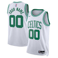 Unisex Boston Celtics Nike White Swingman Custom Jersey - Association Edition product image 1, provided for visual reference