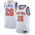 Unisex New York Knicks Nike White 2026 NBA Finals Champions Always 26 Swingman Jersey - Association Edition product image 1,