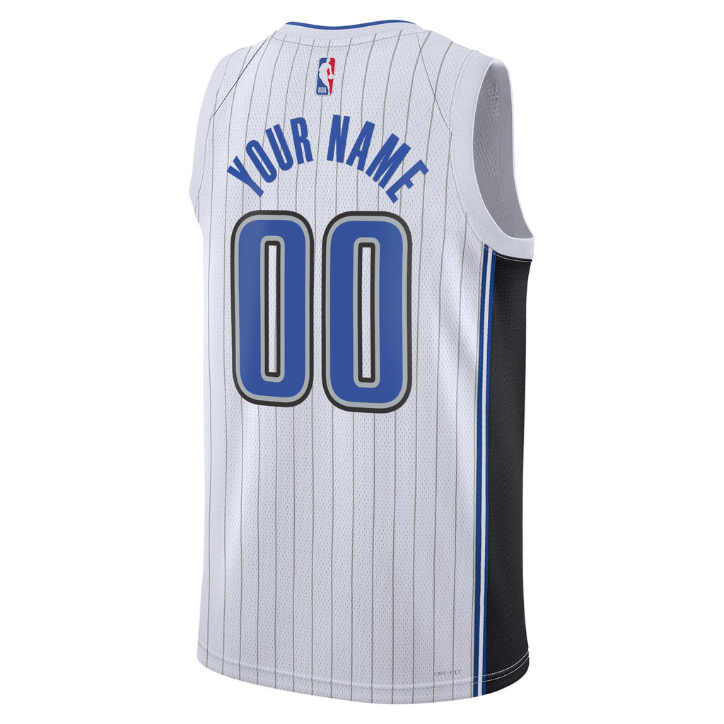 Unisex Orlando Magic Nike White Swingman Custom Jersey - Association Edition product image 4, provided for visual reference