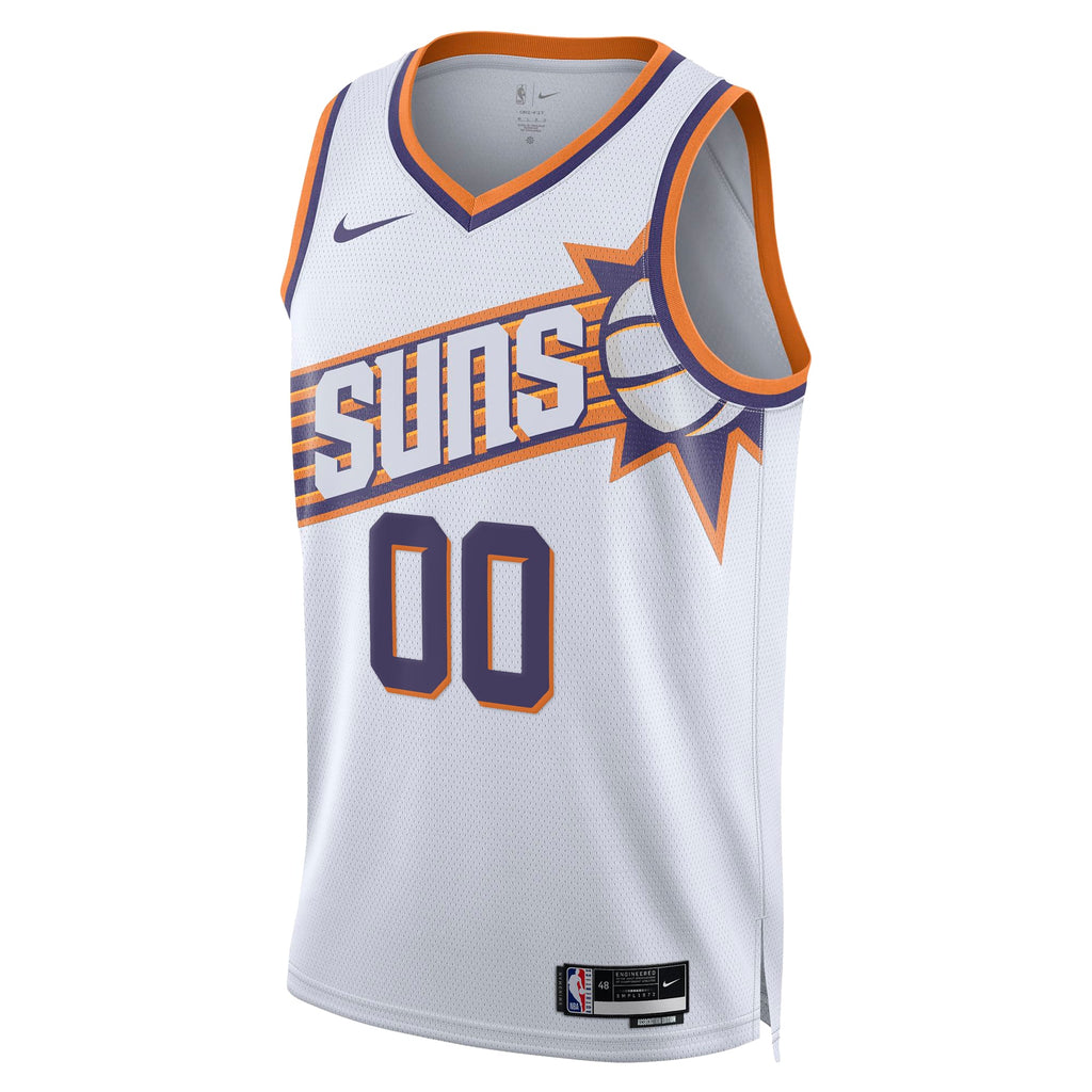 Unisex Phoenix Suns Nike White Swingman Custom Jersey - Association Edition product image 3, provided for visual reference
