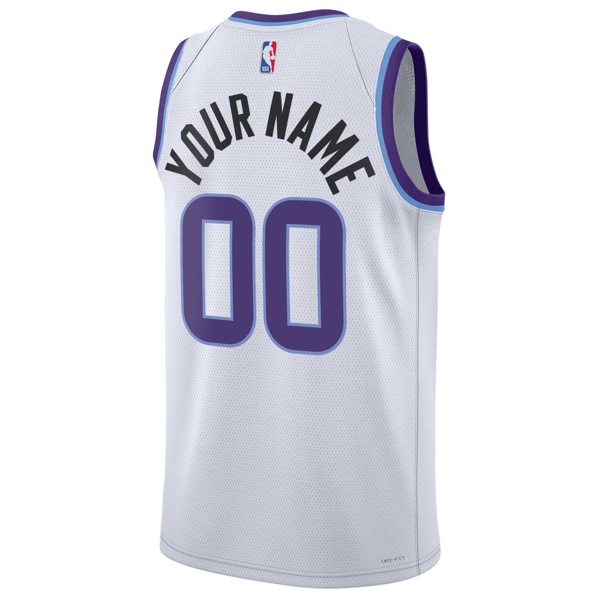 Unisex Utah Jazz Nike White Swingman Custom Jersey - Association Edition product image 4, provided for visual reference and
