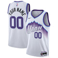 Unisex Utah Jazz Nike White Swingman Custom Jersey - Association Edition product image 1, provided for visual reference and