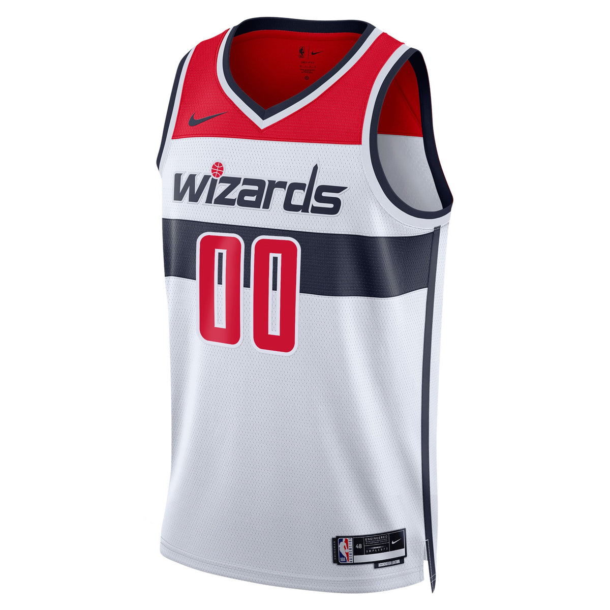 Unisex Washington Wizards Nike White Swingman Custom Jersey - Association Edition product image 3, provided for visual