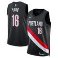 Unisex Portland Trail Blazers Yang Hansen Nike Black Swingman Jersey - Icon Edition product image 1, provided for visual