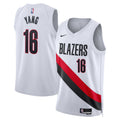 Unisex Portland Trail Blazers Yang Hansen Nike White Swingman Jersey - Association Edition product image 1, provided for