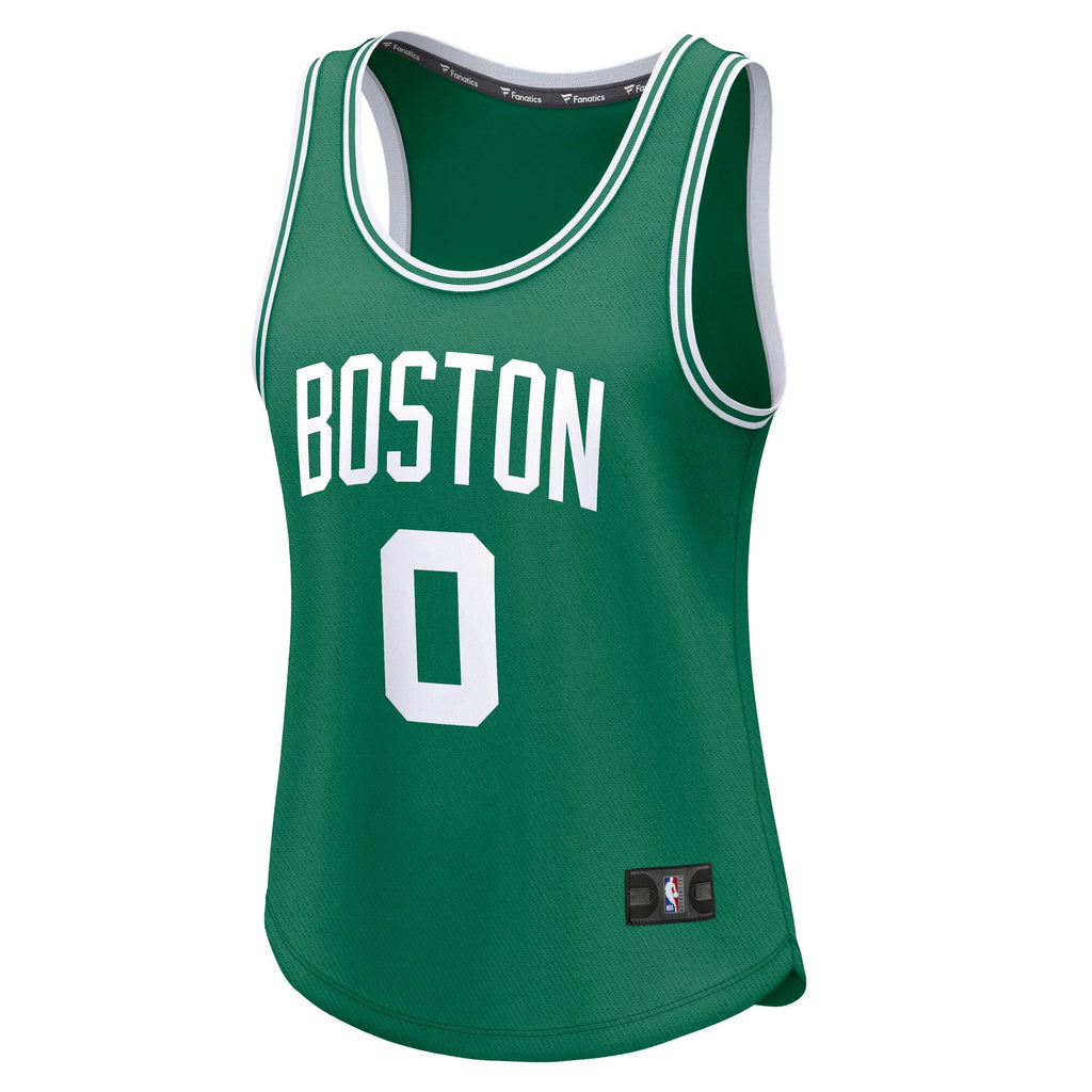 Boston Celtics Jayson Tatum Fanatics Kelly Green Fast Break Player Jersey - Icon Edition for Women product image 3, provided