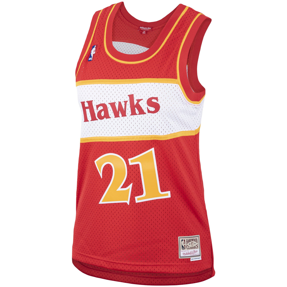 Atlanta Hawks Dominique Wilkins Mitchell & Ness Red Hardwood Classics Swingman Jersey for Women product image 3, provided